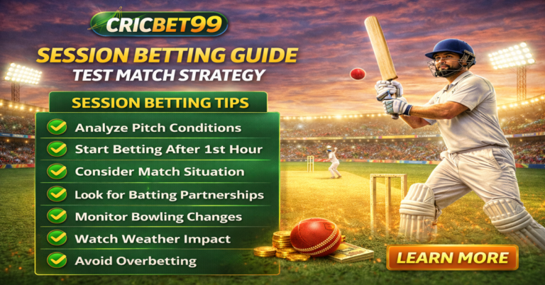 Cricbet99 Session Betting Guide — Test Match Strategy